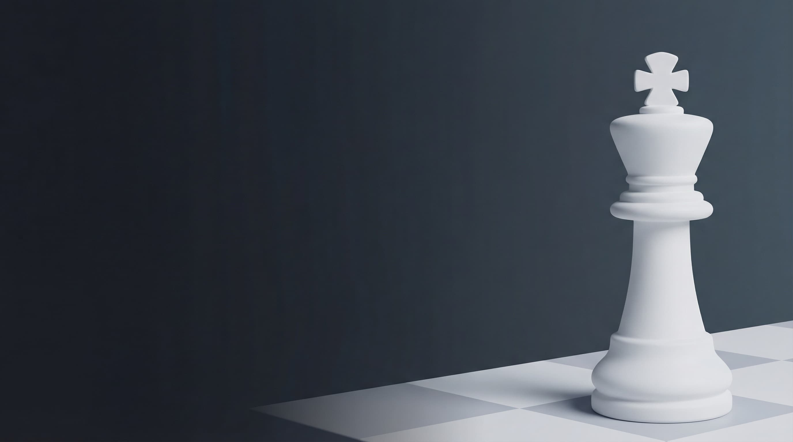 Majestic chess king piece representing mastery and excellence in chess — Krrid Chess Academy Online