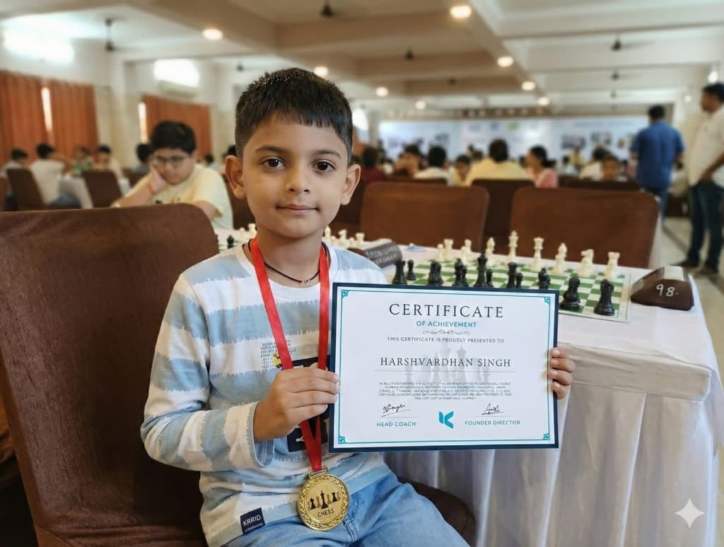 Harshvardhan, Krrid Academy student